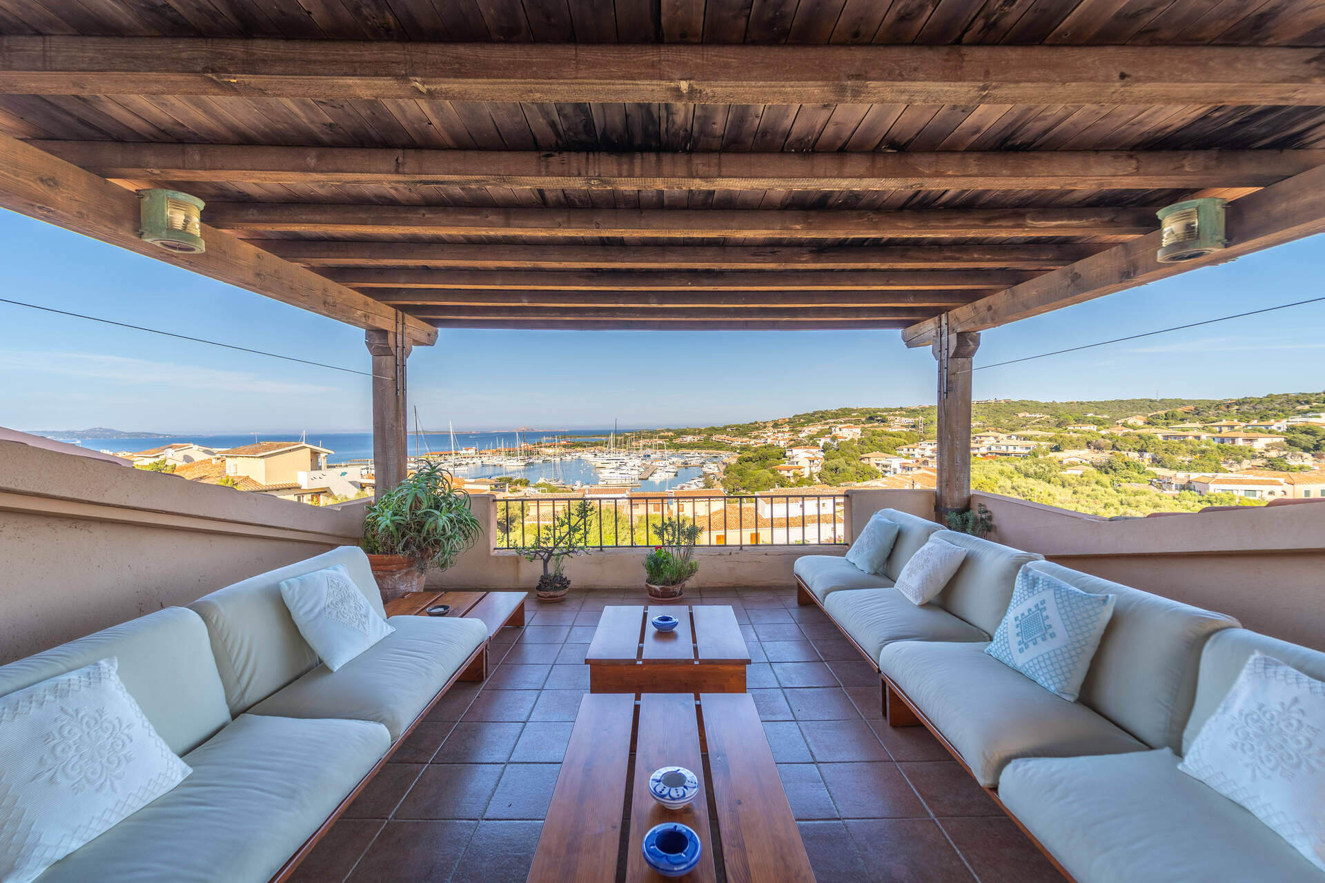 Exclusive penthouse with sea view verandas in Porto Rotondo